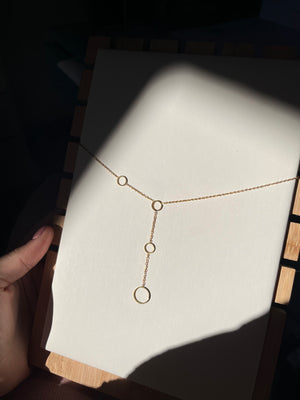 “CIRCLES” pendant necklace