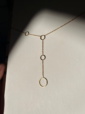 “CIRCLES” pendant necklace