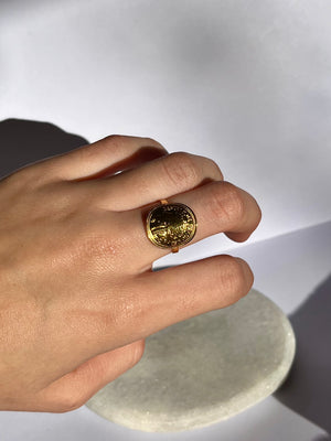 gold “NAPOLEON” ring